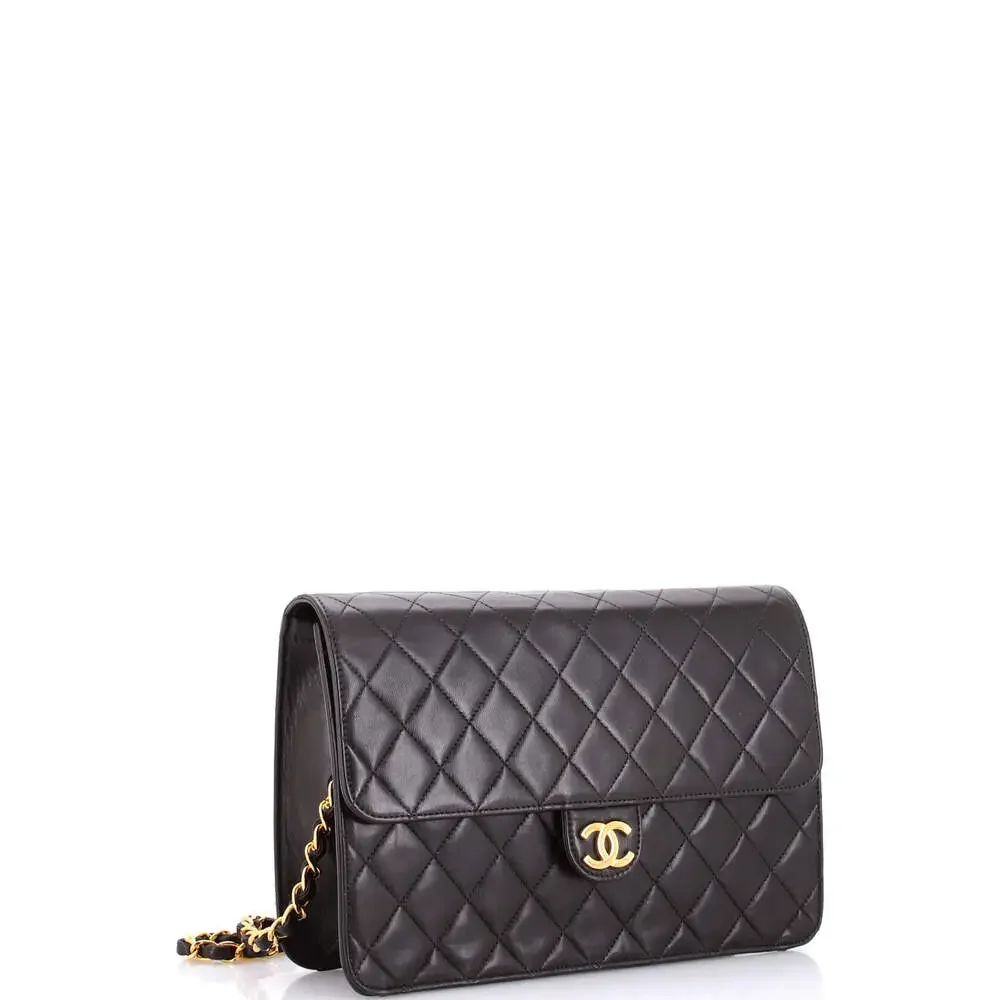 Chanel Vintage Clutch With Chain #266295C39B - Picture 2 of 8